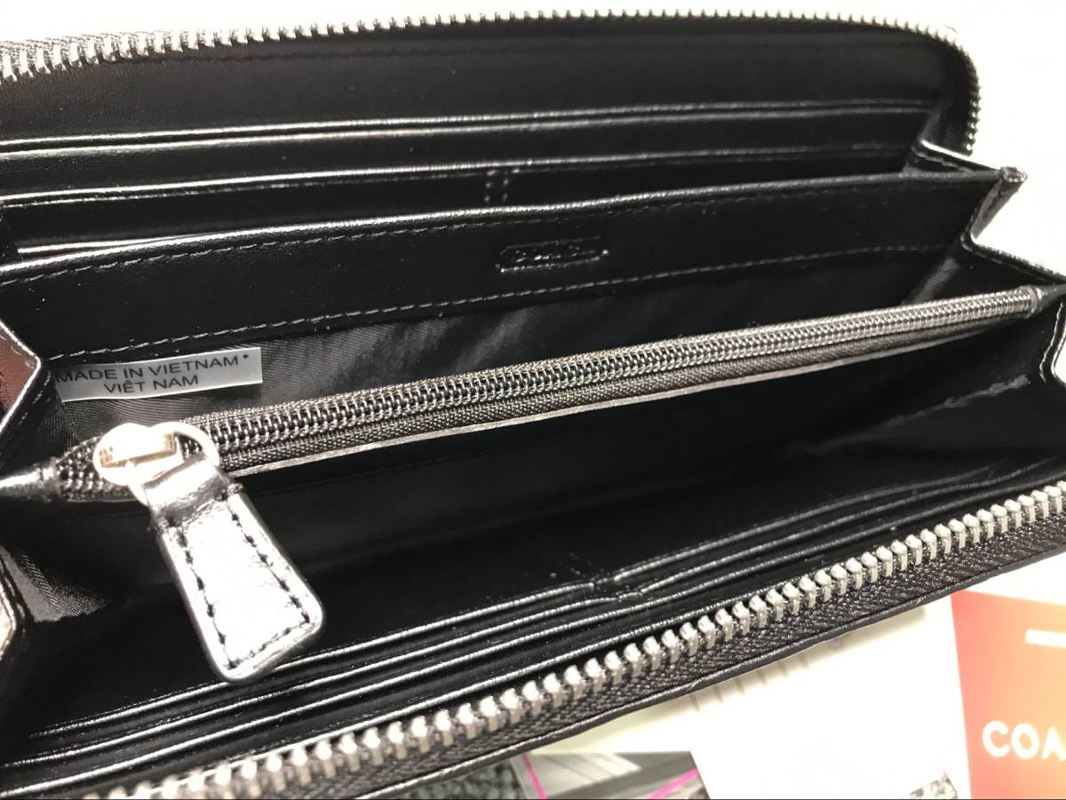 新品未使用 コーチ COACH F74529 シグネチャー 長財布 ブラック（黒 