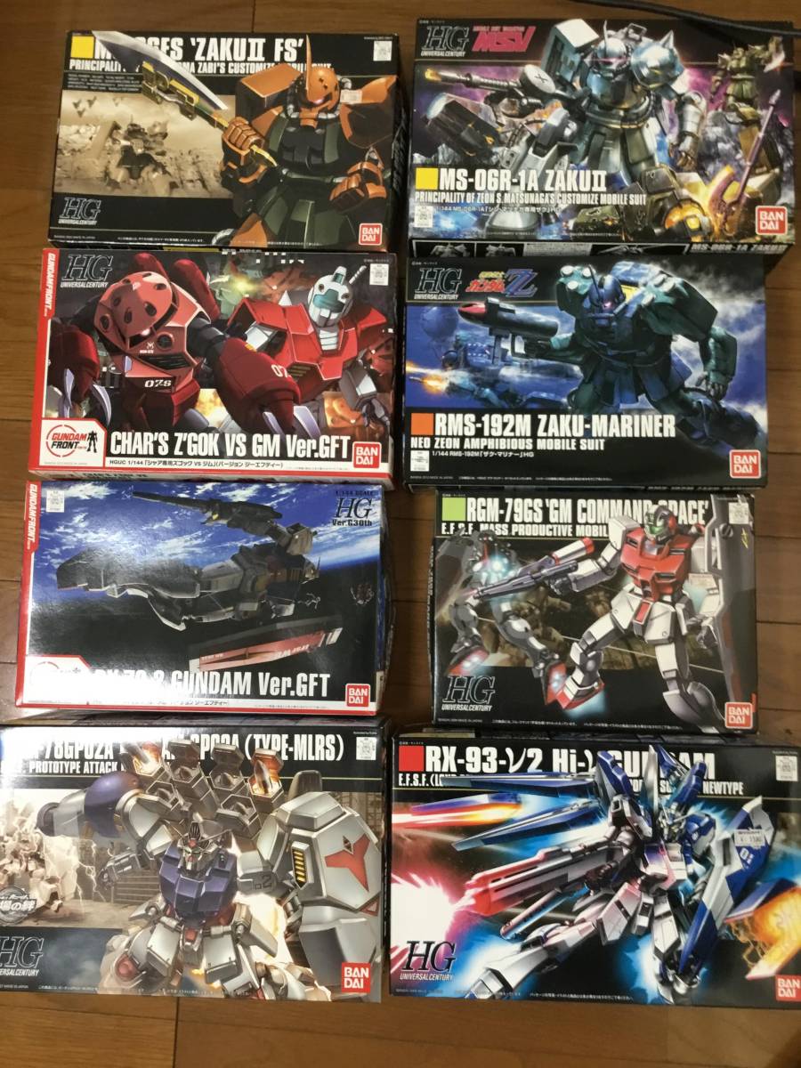 ☆1円スタート＆送料無料☆ HGUCシリーズ 色々8体セット HGUC 1