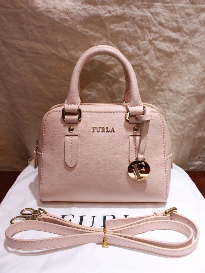 1000円スタート超美品FURLAフルラELENAエレナサフィアーノレザー2way 