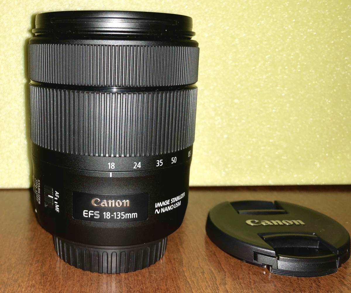 美品 Canon EF-S18-135mm F3.5-5.6 IS USM 保証書コピー付き IS EF-