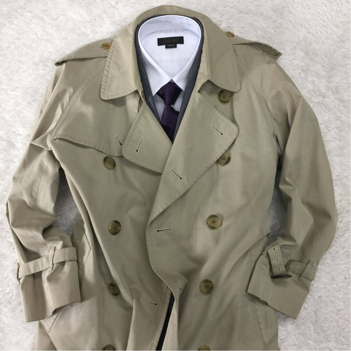 ベルト類完備✨️バーバリーロンドン ハニーベージュ トレンチコート L