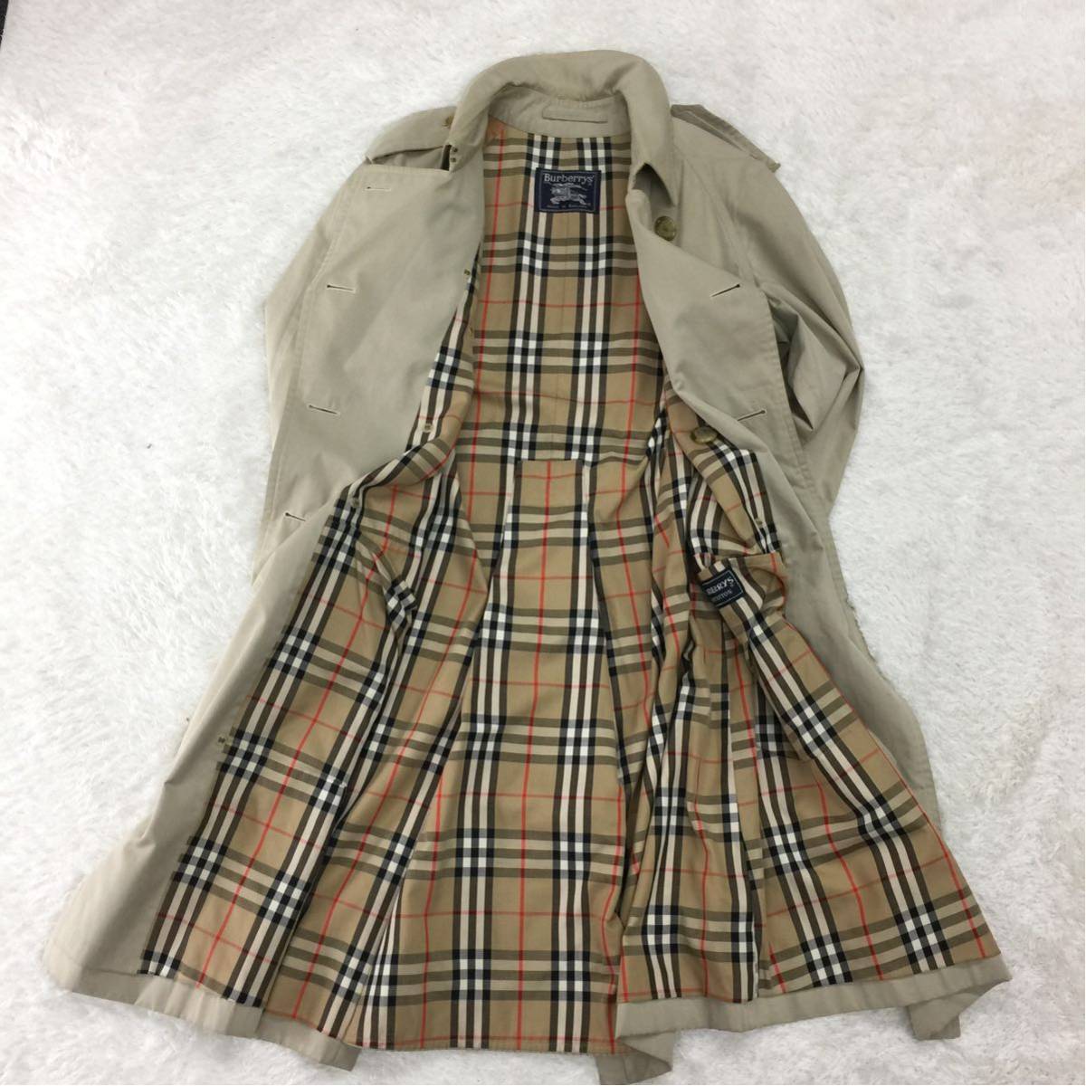 ベルト類完備✨️バーバリーロンドン ハニーベージュ トレンチコート L