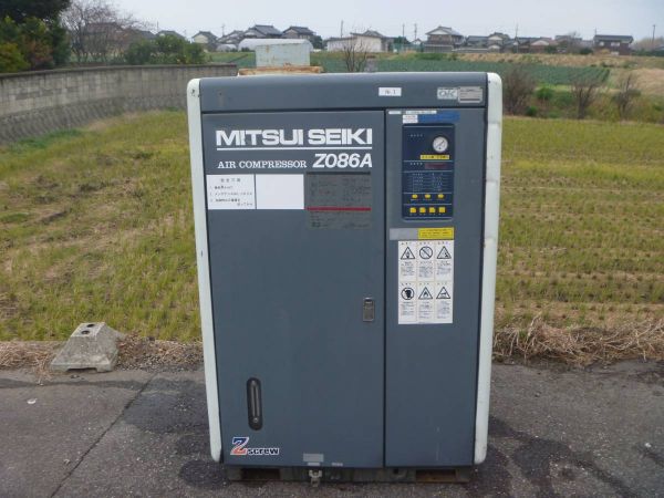 中古 三井精機 スクリューコンプレッサー Z086A 三井精機 スクリュー