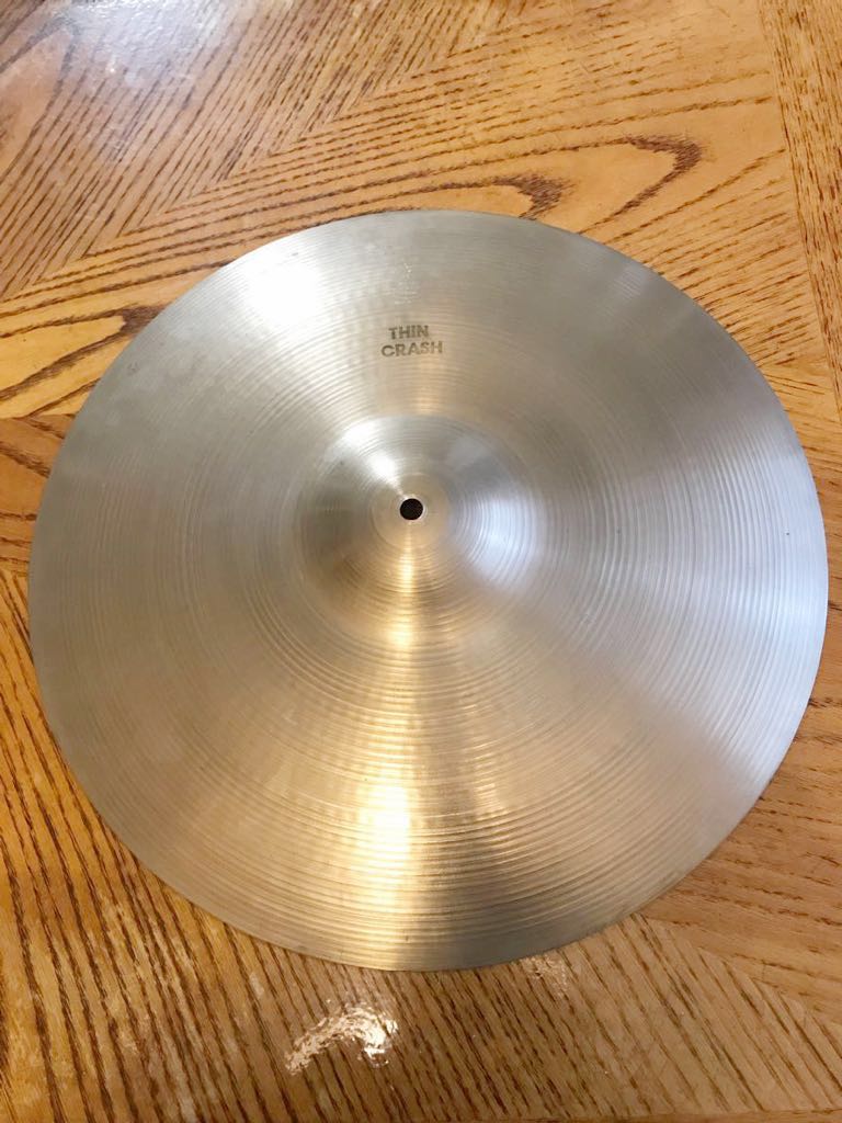 ZILDJIAN ビンテージ 白ロゴ シンバル THINCRASH 18インチ