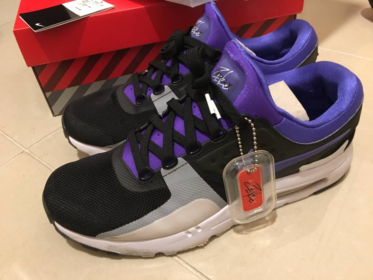 NIKE AIR MAX ZERO QS BLACK/PERSIAN VIOLET-WHITE 26.5 more vapor