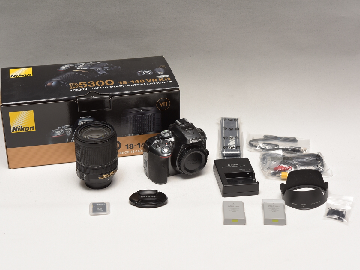 定番人気，大人気 Nikon D5300 18-140 レンズキット グレー(ニコン)｜売買されたオークション情報、yahooの商品情報をアーカイブ公開 - オークファン ニコン