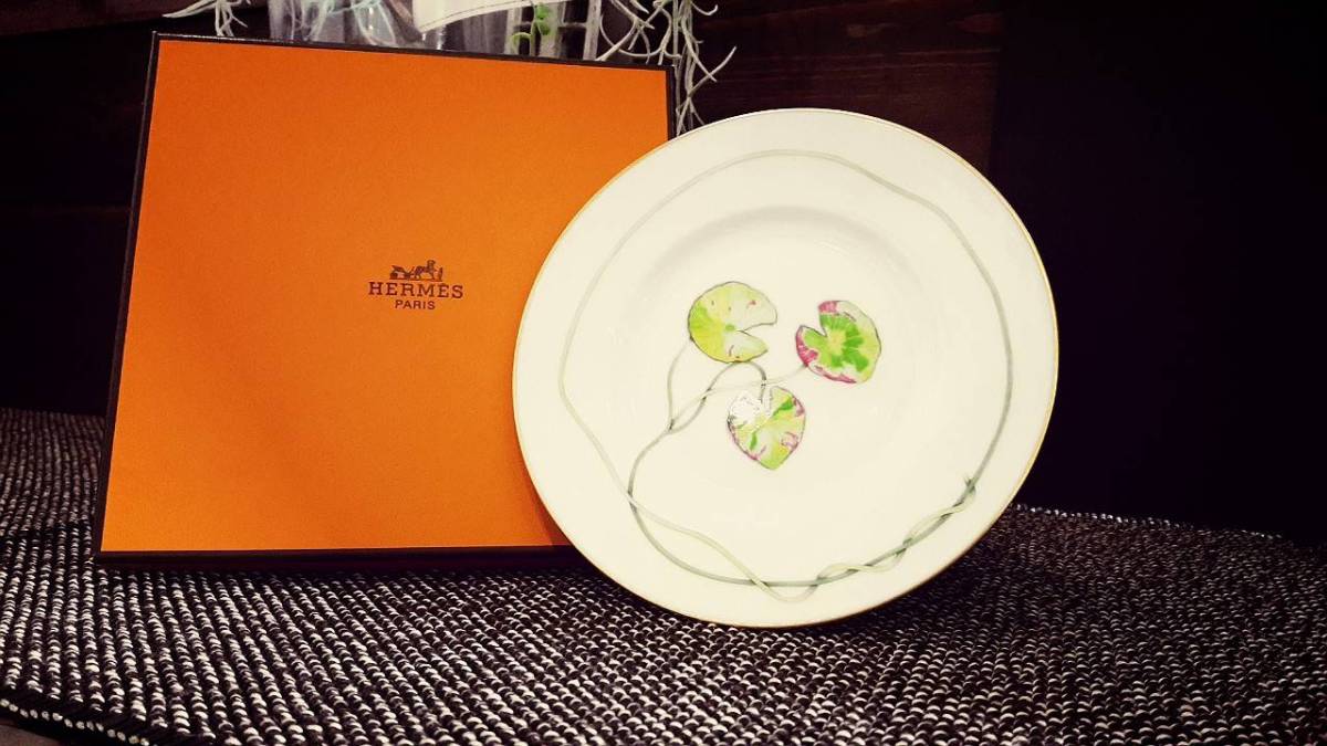 ☆未使用品 HERMES エルメス アニマリア プレート 飾り皿 平皿 箱付き