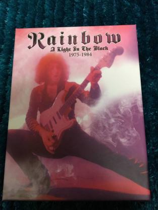 貴重中古5CD+1DVD:RAINBOWレインボーa light in the black1975-1984