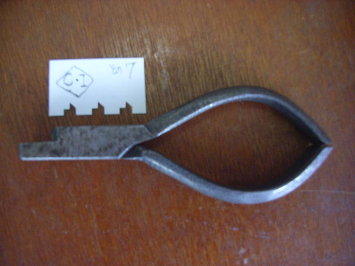 旧国鉄 改札鋏 カチカチ音のパンチ型 菱形CI製 キップ切り 鉄道部品