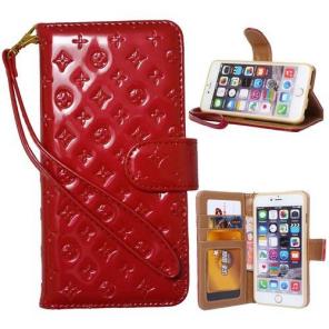 人気☆Mrong iPhone 8 ケース 手帳型 iPhone 7 カバー 財布型 アップル アイフォン 赤