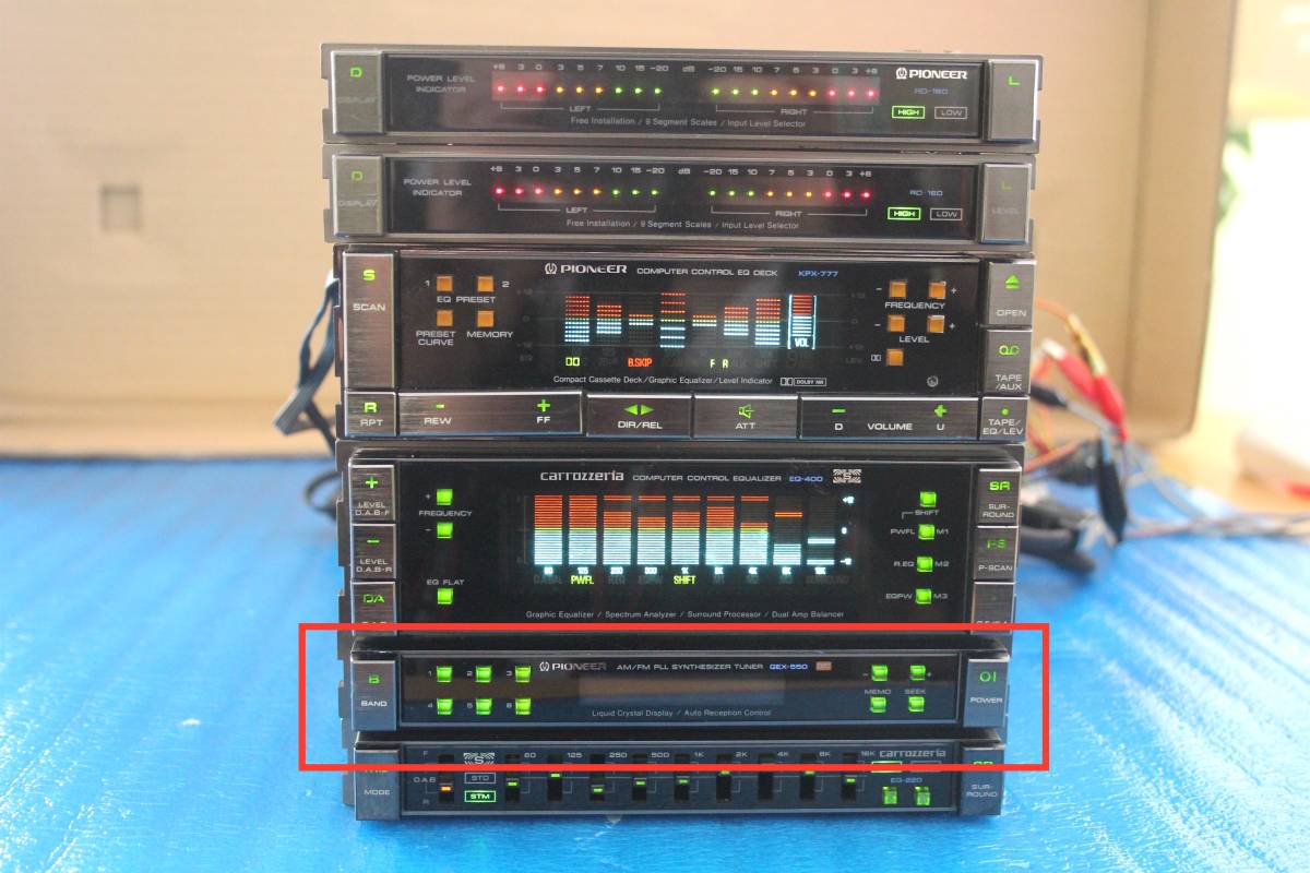 パイオニアPIONEERロンサム カーボーイ チューナーGEX-90 み 訳あり 旧