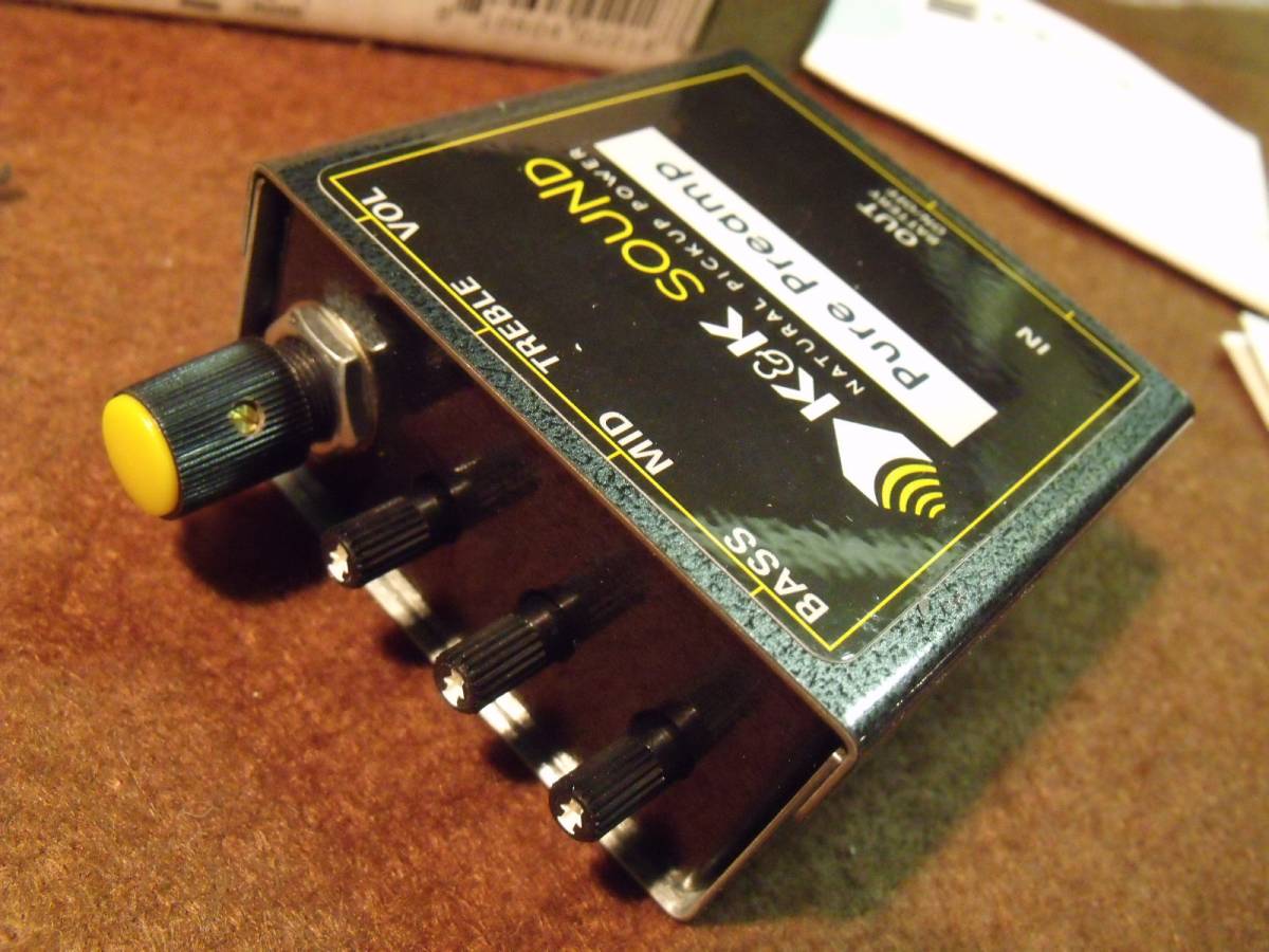 K&K Sound Pure Preamp アコーステックギター用プリアンプ K&K