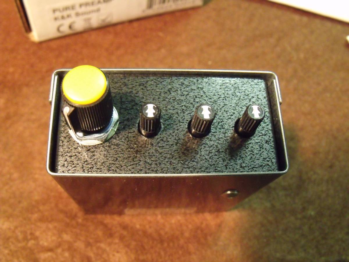 K&K Sound Pure Preamp アコーステックギター用プリアンプ K&K