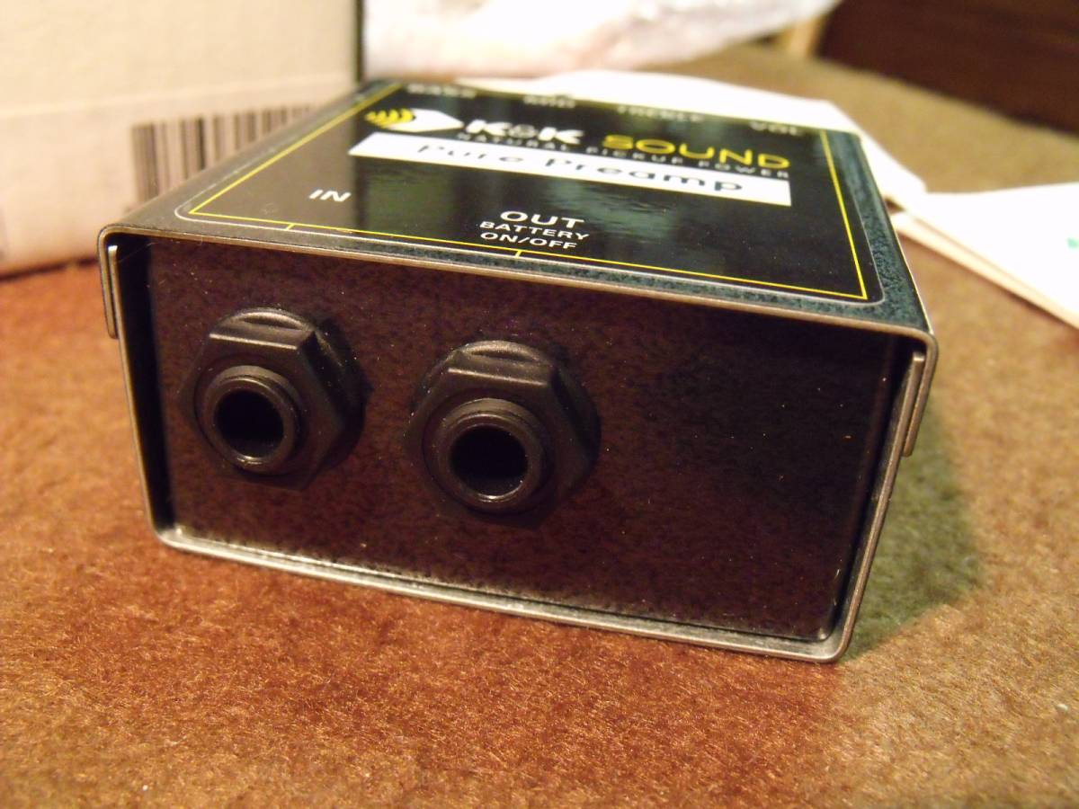K&K Sound Pure Preamp アコーステックギター用プリアンプ K&K