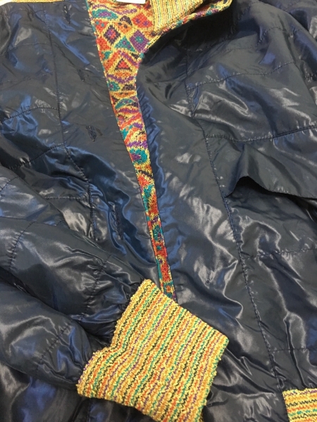 | ミッソーニ 中古・古着通販missoni MISSONI(ミッソーニ) リバーシブルジャケット ボーダー柄 ミッソーニ MISSONI ジャケット ブルゾン サイズ48 M ライトグリーン×パープル×マルチ メンズ UOMO/春・秋物