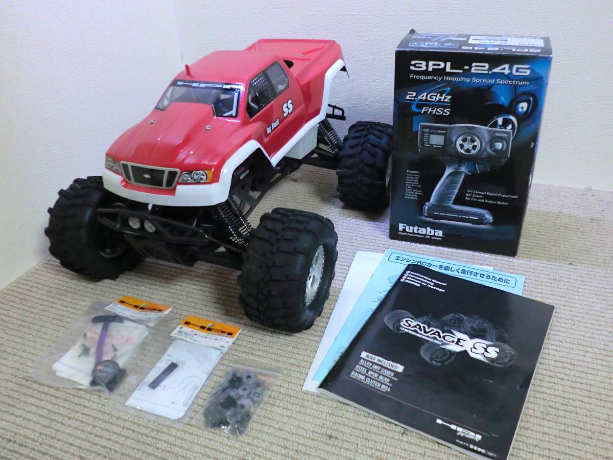 HPI ★ サベージ XSS メカ付き(フタバ) エンジン慣らし済み ★ 動作確認済み美品