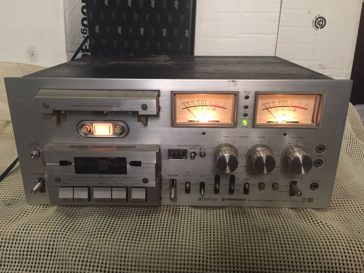 Pioneer CT-570 ステレオカセットデッキ （動作品） パイオニア