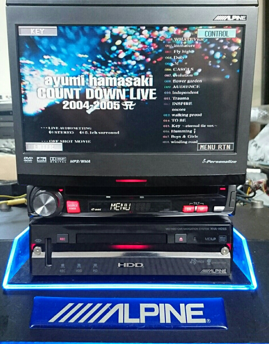 NVA-HD55 ALPINE IVA-D310J アルパイン & HDDナビ Mobile Media