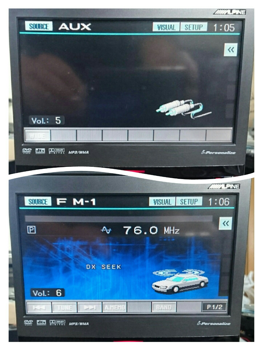 NVA-HD55 ALPINE IVA-D310J アルパイン & HDDナビ Mobile Media