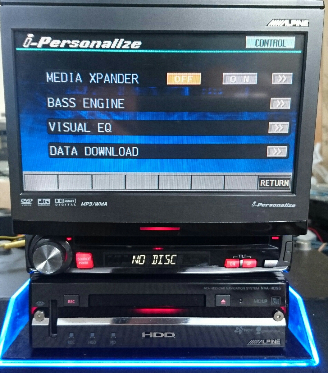 NVA-HD55 ALPINE IVA-D310J アルパイン & HDDナビ Mobile Media