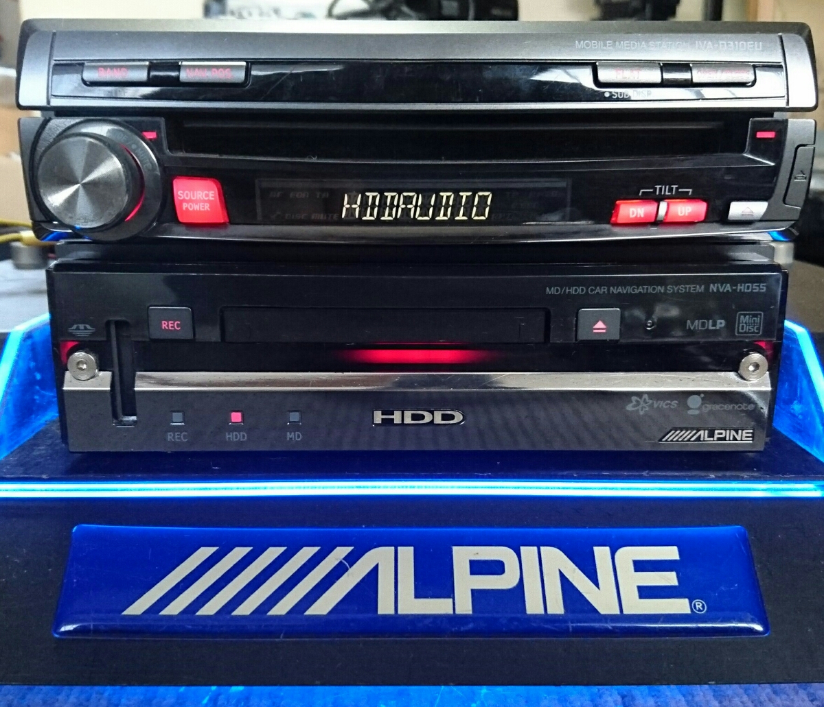 NVA-HD55 ALPINE IVA-D310J アルパイン & HDDナビ Mobile Media