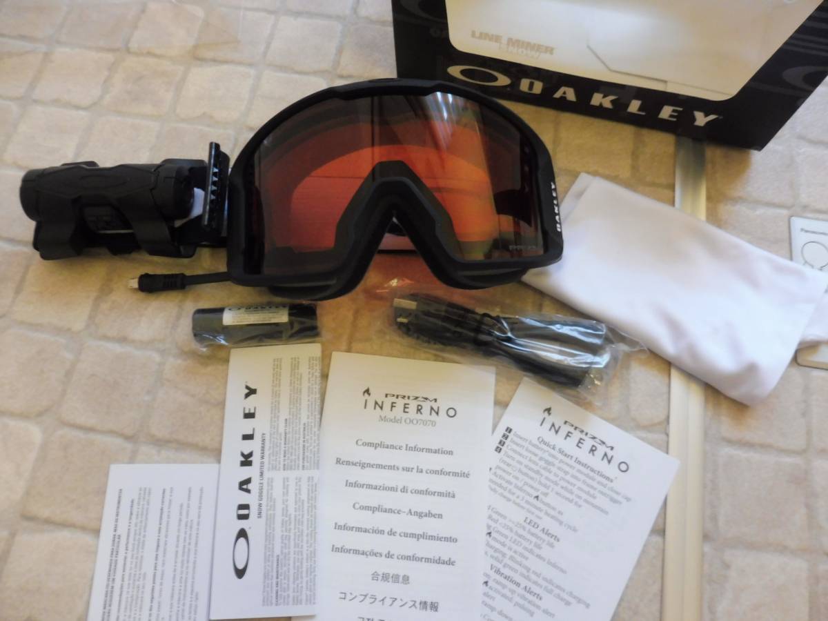 Line Oakley Miner Inferno Prizm - Goggles インフェルノ オークリー