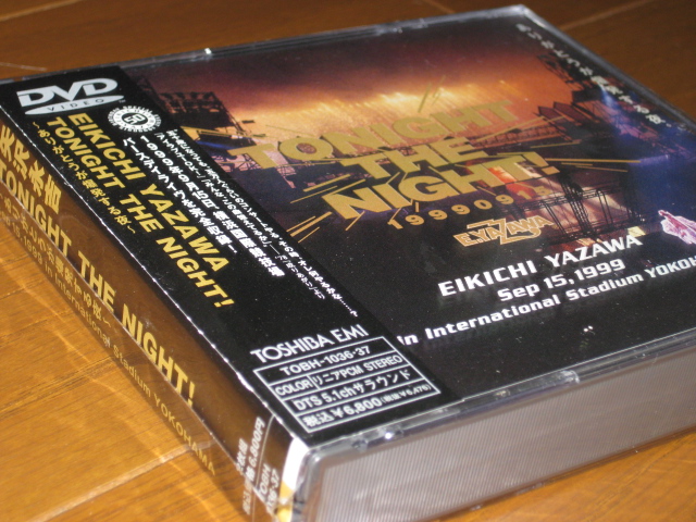 矢沢永吉・2DVD・「TONIGHT THE NIGHT ! EIKICHI YAZAWA Sep 15.1999