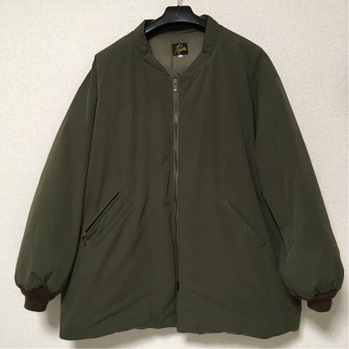 17aw 新作 Needles Stand Collar Down Coat Wax Coating ニードルズ 