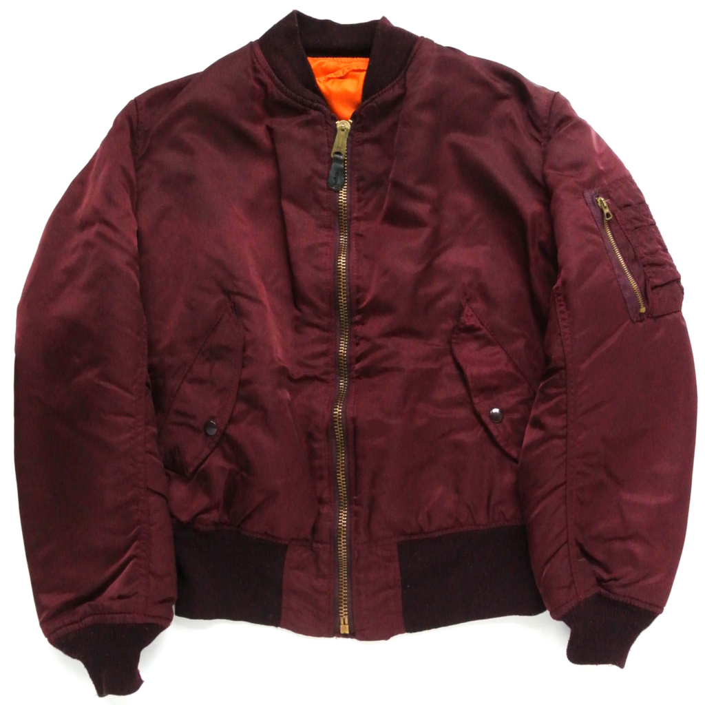 ALPHA USA製 アルファ MA-1 INDUSTRIES 希少カラー 80s 旧タグ - 90s