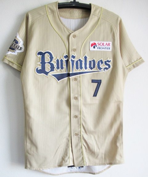 オリックスバファローズ 2015年 プロコレユニフォーム＃7糸井嘉男 Mサイズ