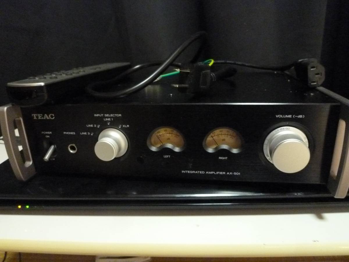 TEAC プリメインアンプ AX-501-B オマケつき