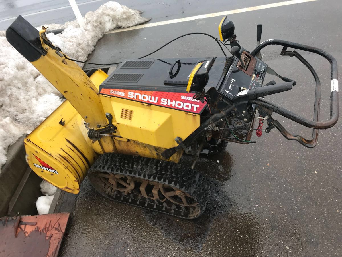 SUZUKI 除雪機 SS980ES 現状品 Yahoo!オークション スズキ 除雪機 