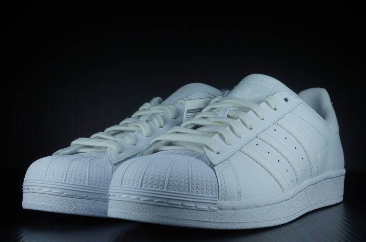 ADIDAS SUPERSTAR FOUNDATION スーパースター 白×白 US9.5