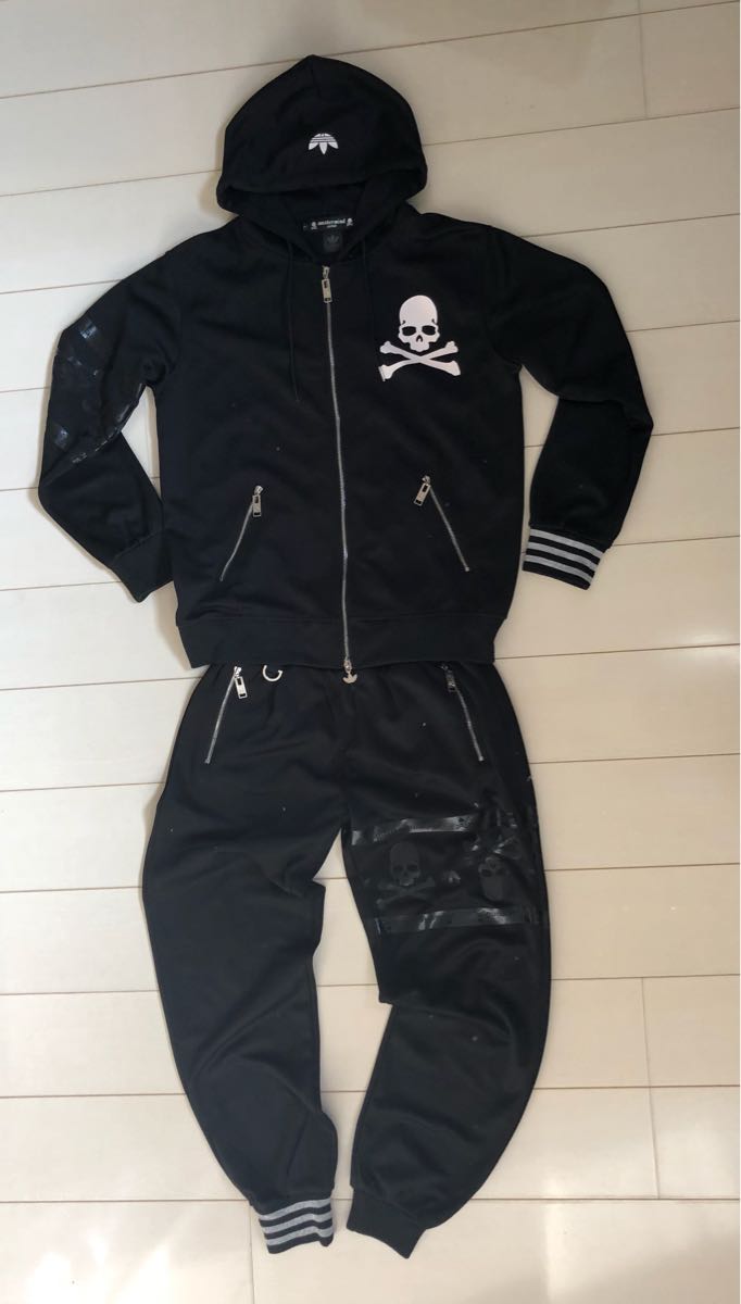 限定セール，HOT mastermind JAPAN &times; adidas セットアップジャージ(ジャンパー、ブルゾン)｜売買されたオークション情報、yahooの商品情報をアーカイブ公開 - オークファン 男性用