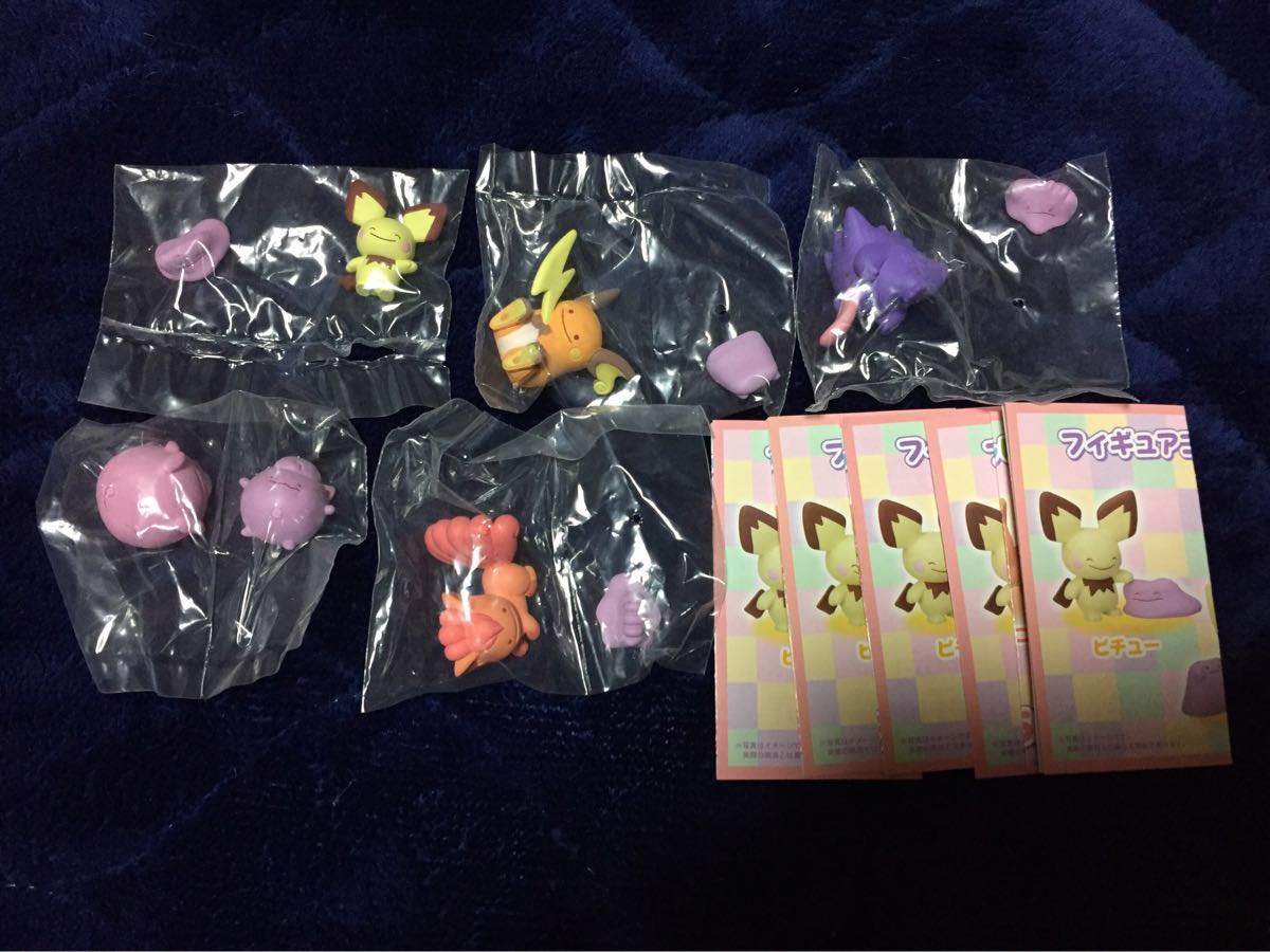 ポケモンセンター フィギュアコレクション へんしん！メタモン vol.2 全5種セット ピチュー ライチュウ ロコン プリン ゲンガー  ポケモンセンター へんしん!メタモン フィギュアコレクション シェイミ へんしん！メタモン vol.2 コンプリートセット　ゲンガー　ロコン　他