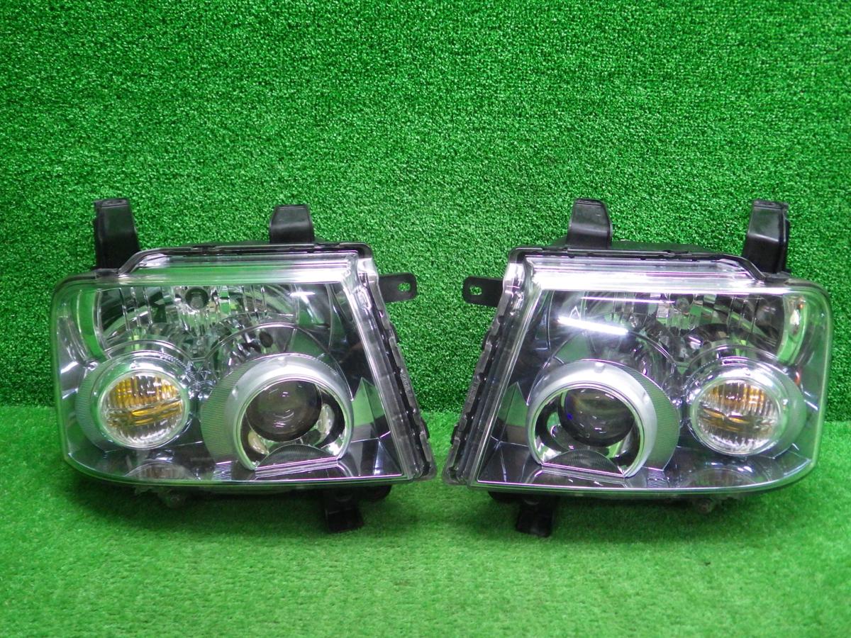 ミツビシ ekスポーツ H81W 左右ヘッドライト バラストバーナーつき 車