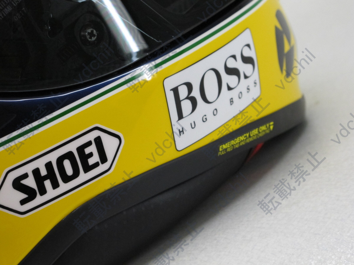 アイルトン・セナ レプリカヘルメット 92年仕様 SHOEI Z-7 Lサイズ(L