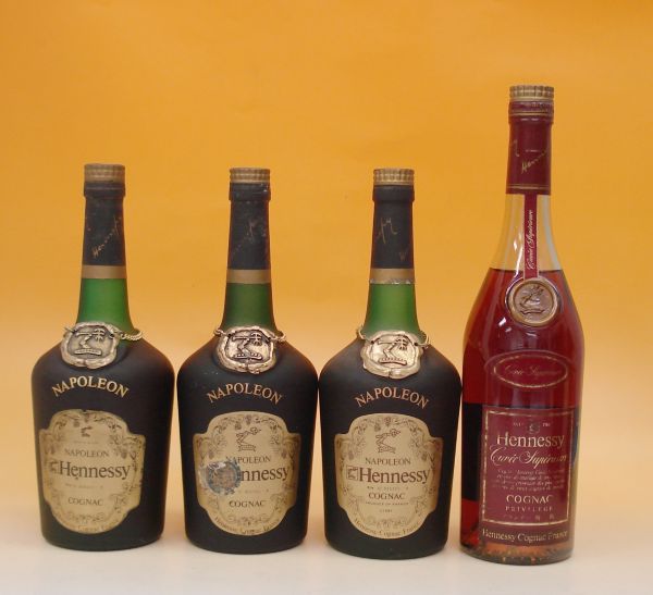  おたからや s-296 Hennessy ヘネシー/ナポレオン他 4本まとめて(ヘネシー)｜売買されたオークション情報、yahooの商品情報をアーカイブ公開 - オークファン コニャック