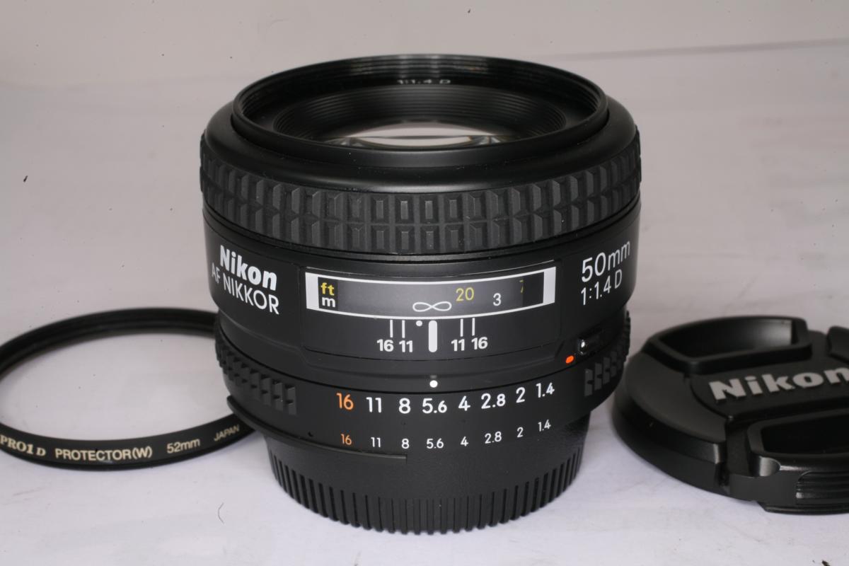 送料無料 1円 良品 Nikon ニコンAFニッコール50mmF1.4D(ニコン)｜売買されたオークション情報、yahooの商品情報をアーカイブ公開 - オークファン ニコン