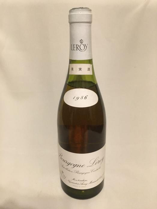 古酒 Bourgogne LEROY ブルゴーニュ ルロワ 1986年 750ml 12.5