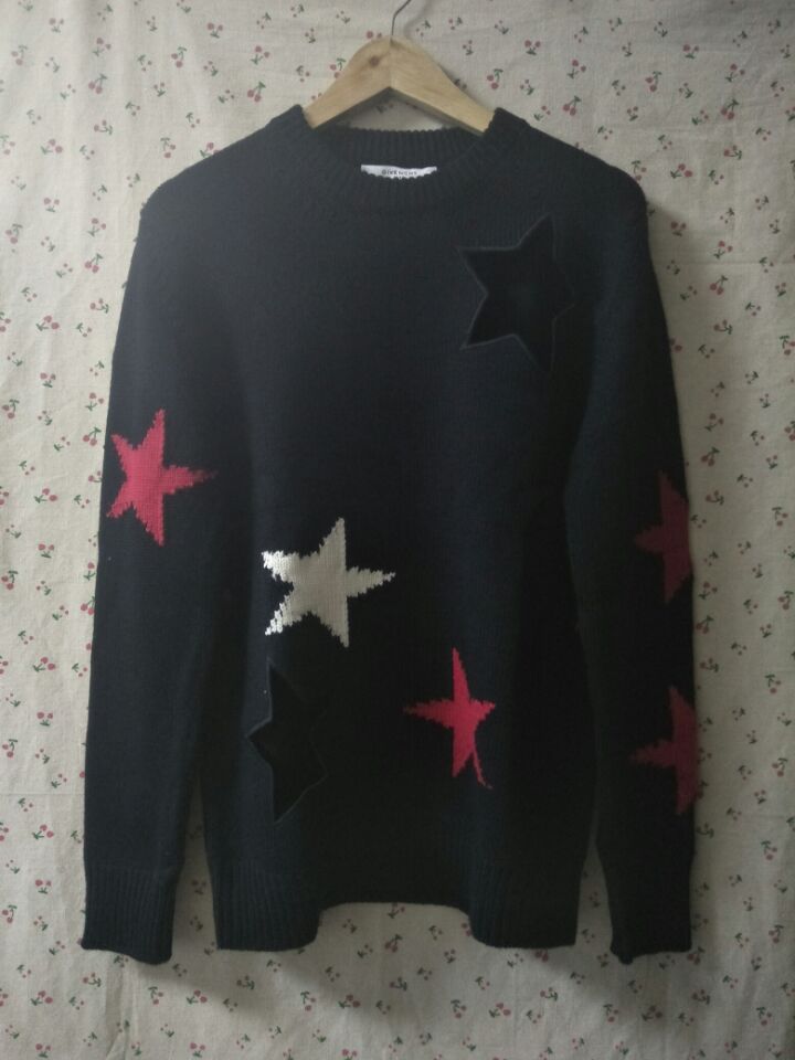 Givenchy ジバンシー星柄 クルーネックニットセーター 正規 Givenchy