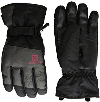 SALOMON 【サロモン】 2017-18　スキー グローブ FORCE GORE-TEX L39498900(BLACK/FORGED IRON)　 Mサイズ
