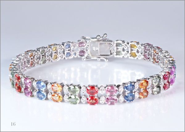 【厳選】【定価250万】最高級 ダイヤモンド MIX サファイア ブレスレット《限定1点》 [15.5ct] 18KWG No.16 18金【返品対応可】 サファイアとダイヤモンドのあしらわれたトップを高額買取！ 茨城県の サファイヤ – 岡山|倉敷 宝石の世界の5つの王-ダイヤモンド、エメラルド、サファイア、ルビー
