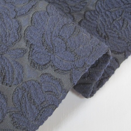 M'S GRACY エムズグレイシー 花柄 刺繍 ワンピース ネイビー 38 M 美品