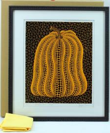 絵画買取・販売 草間彌生「かぼちゃ シルクスクリーン ED110 メルカリ