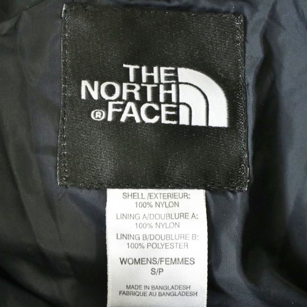 North Face Hyvent ザ Winter カーキ THE NORTH FACE ノースフェイス HYVENT ナイロンジャケット フリースインナー付属 POLARTEC 黒×グレー (レディース S) 中古 古着 E4954
