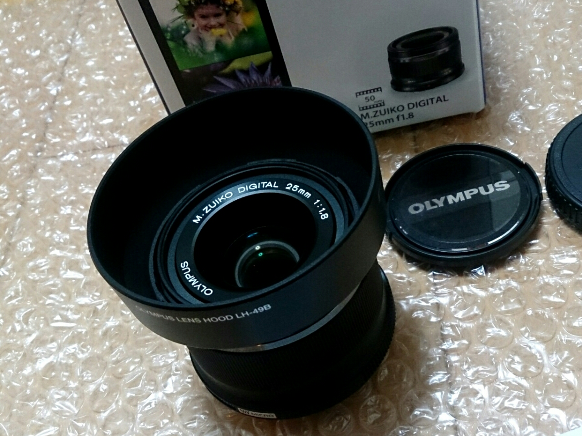 ☆即決☆【超美品！】 M.ZUIKO 25mm f1.8 【公式通販】
