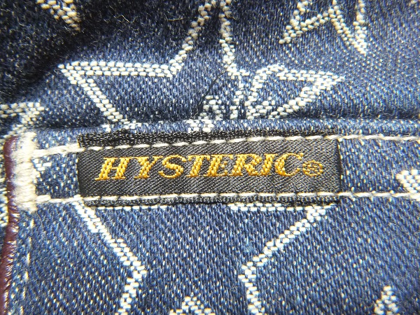 HYSTERICS 総スター柄長袖デニムシャツ☆ヒステリックス ヒステリック 