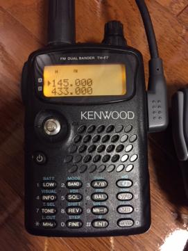 アマチュア無線 KENWOOD TH-F7 FMデュアルバンダー