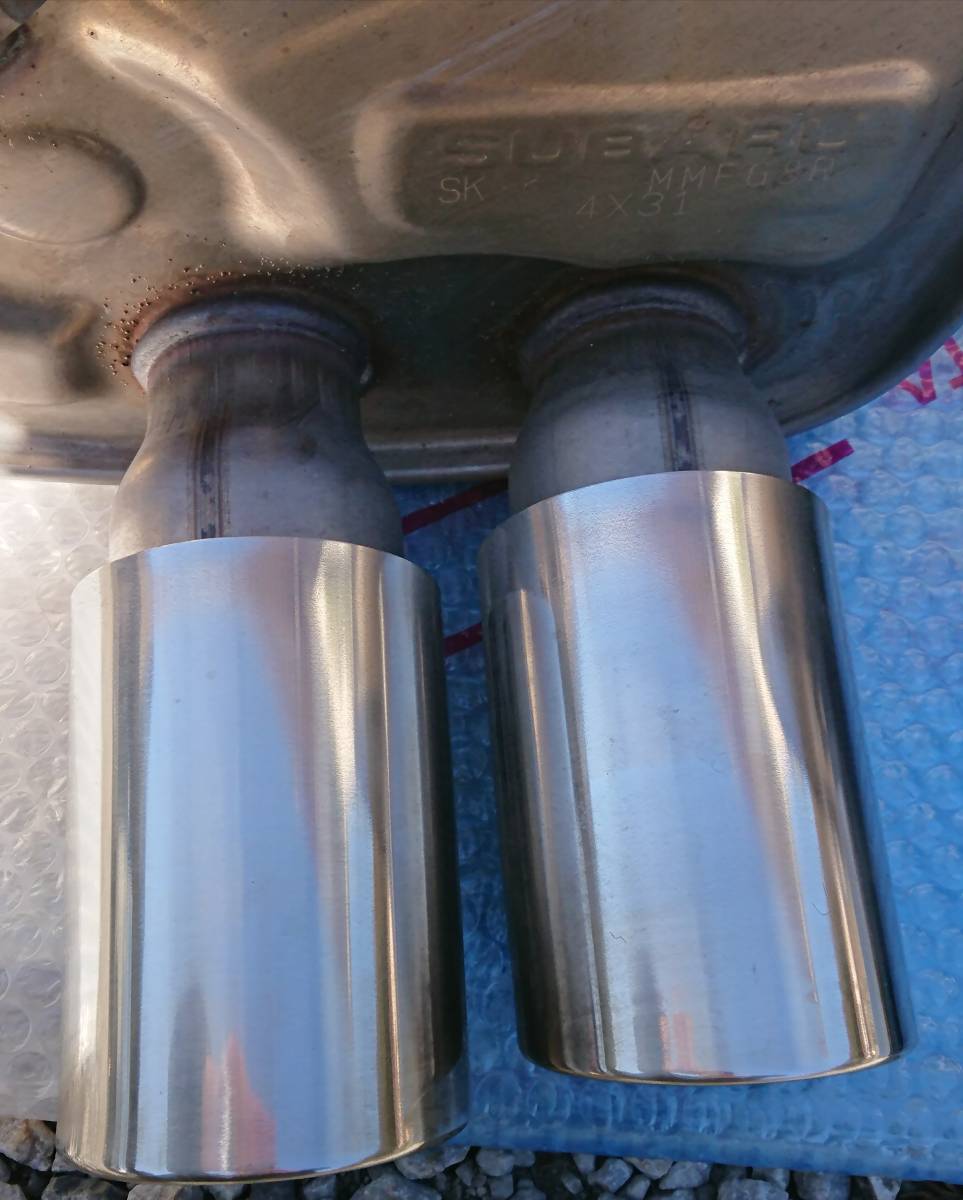 VAG　WRX　S4　純正マフラー　MMFG8　7000ｋｍ　　 W-1396